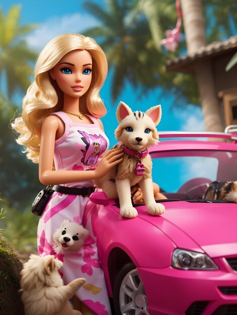 Photo barbie's animal rescue mission