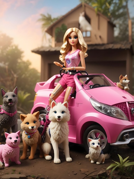 Photo barbie's animal rescue mission