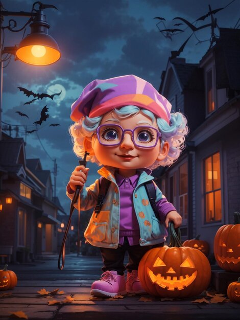 Barbie's Ghostly Halloween Sticker Adventure