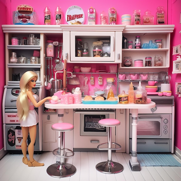 La cucina moderna di barbie un paradiso culinario per il gioco fantasioso