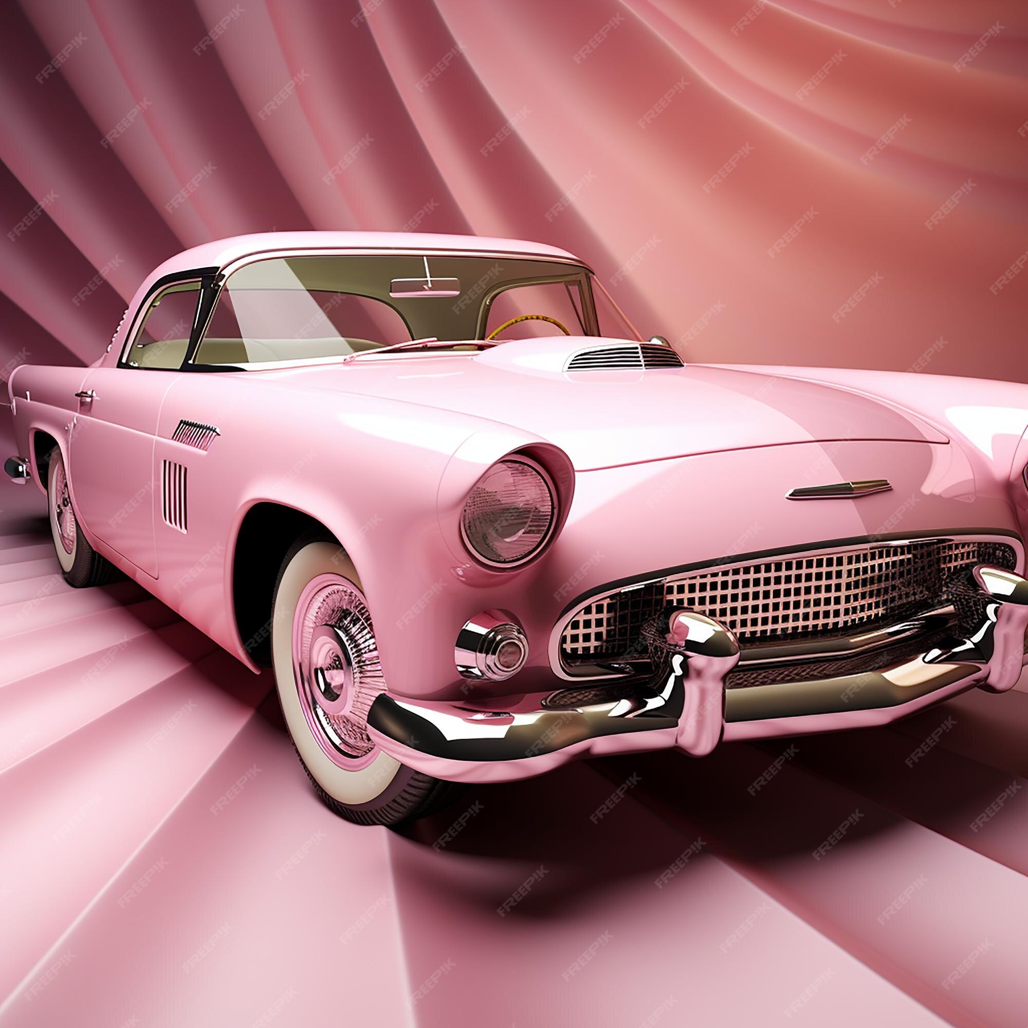 Premium AI Image Barbie's Pink Dream Ride Explore the Glamorous Pink