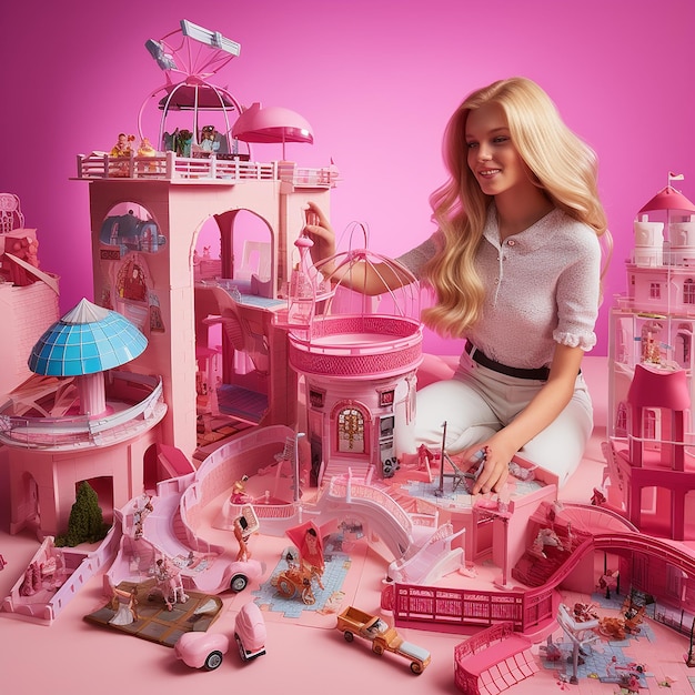 Barbie's Pink World Immerse Yourself in 360Degree Play and Endless Fun
