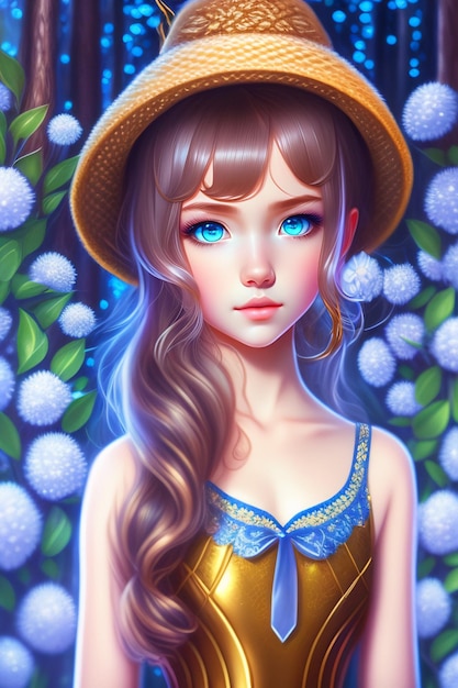 Barbie Shopaholic Summer Trendy Outfit plastic doll portrait Ai Generate