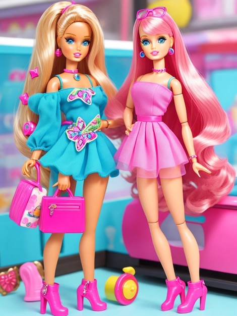 Photo barbie shopaholic summer trendy outfit