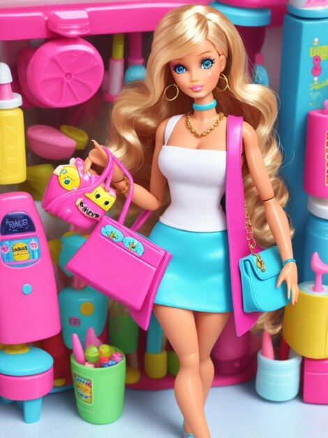 Barbie Shopaholic Summer Trendy Outfit