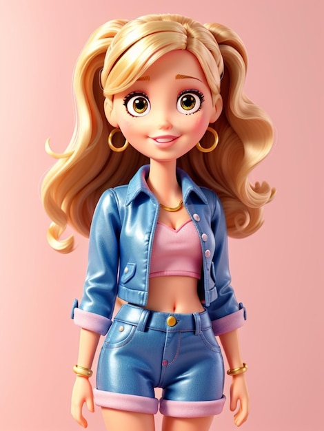 Barbie Shopaholic Summer Trendy Outfit