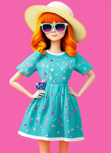 Barbie Shopaholic Summer Trendy Outfit