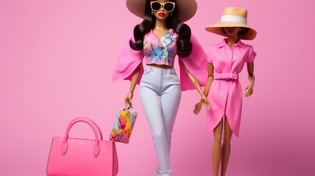 Barbie shopaholic zomer trendy outfit