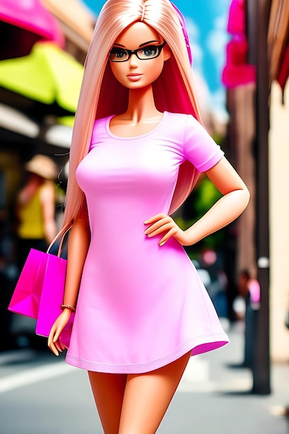 Barbie shopaholic zomer trendy outfit