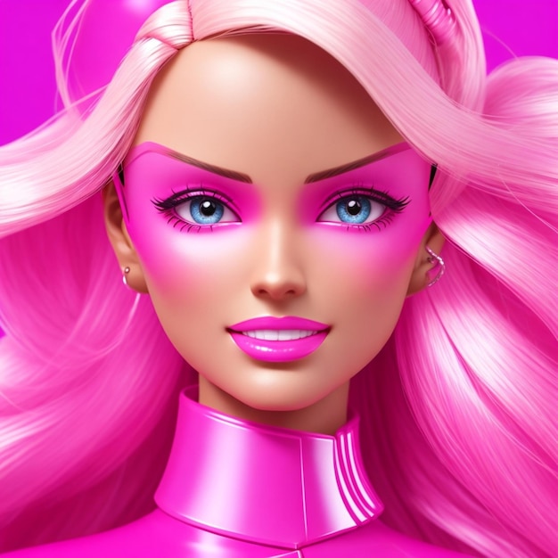 Premium AI Image | Barbie Trendy Outfit