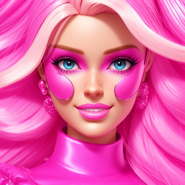 Foto vestito alla moda di barbie