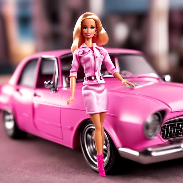 Foto vestito alla moda di barbie