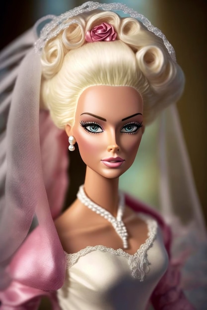 Barbie wedding style