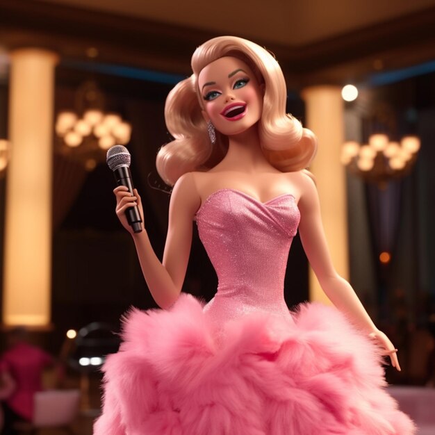 Photo barbies influence on girls pop songs