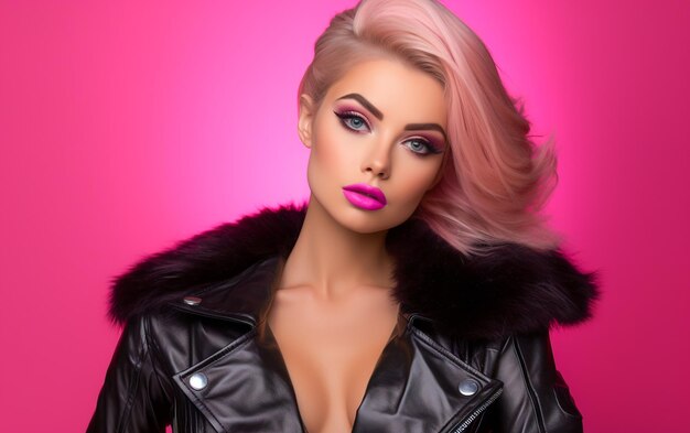 BarbieStyle Glamour in Black and Pink