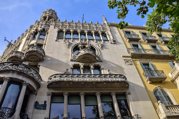 Barcelona Spanje 3 oktober 2019 Gevel van het Casa Batllo-huis in Barcelona Barcelona is de hoofdstad van Catalonië