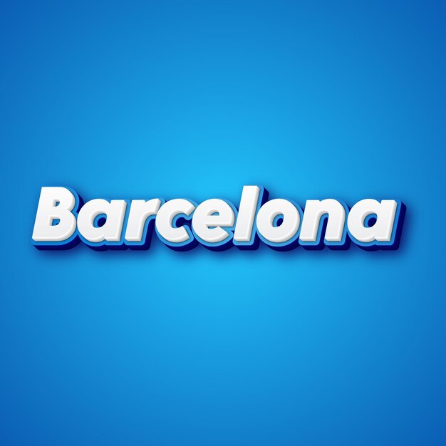 Barcelona Text effect Gold JPG attractive background card photo