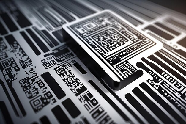 Barcode concept illustration