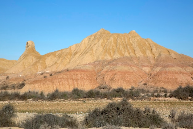 Bardenas Reales-park in Navarra, Spanje