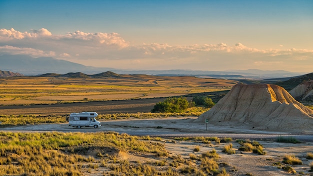 Bardenas Reales semi-woestijn natuurlijke regio in Navarra, Spanje