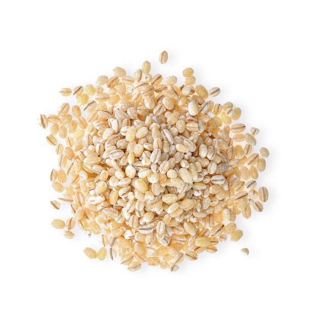 Barley isolated on white