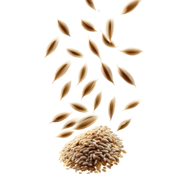 Barley Malt Grains Levitate