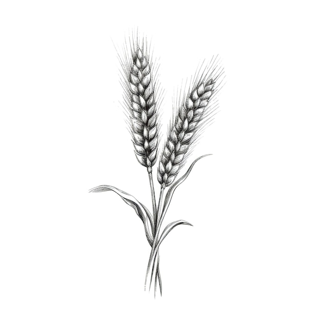 Barley wheat ai generated