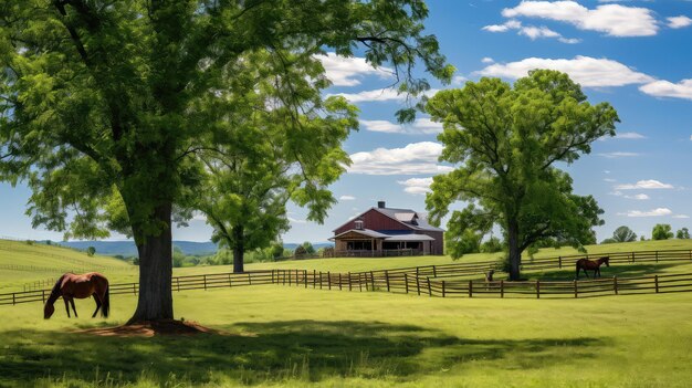 Photo barn equestrian farm