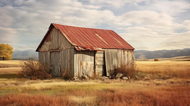 Photo barn farm storage shed