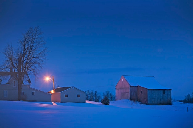 Foto granaio a grand isle, nel vermont.