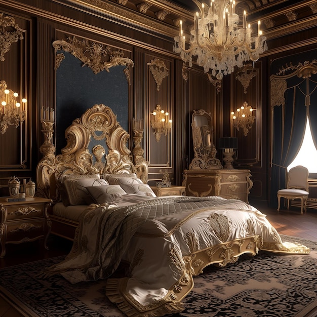 Barokke slaapkamer