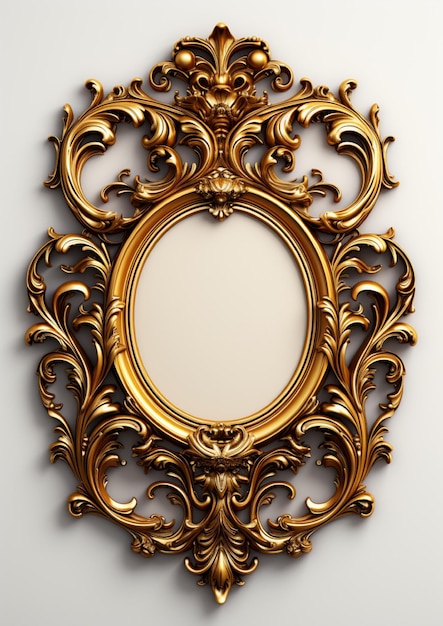 Photo baroque frame background