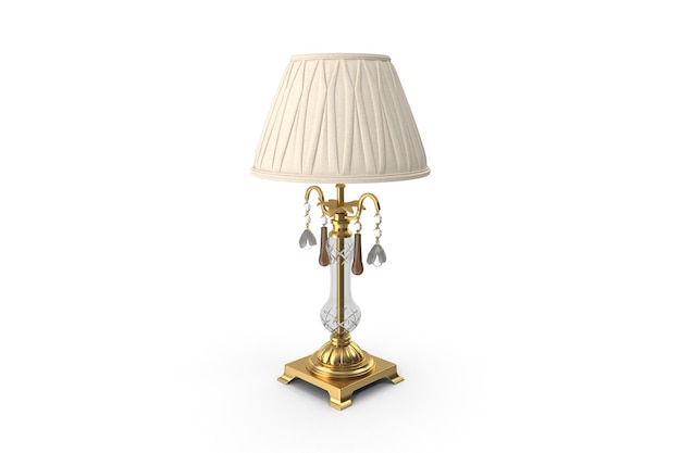 Baroque Glass Table Lamp