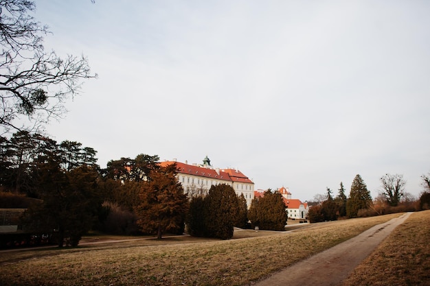 Baroque residences in Valtice castle Cultural landscape South Moravian region Czech republic
