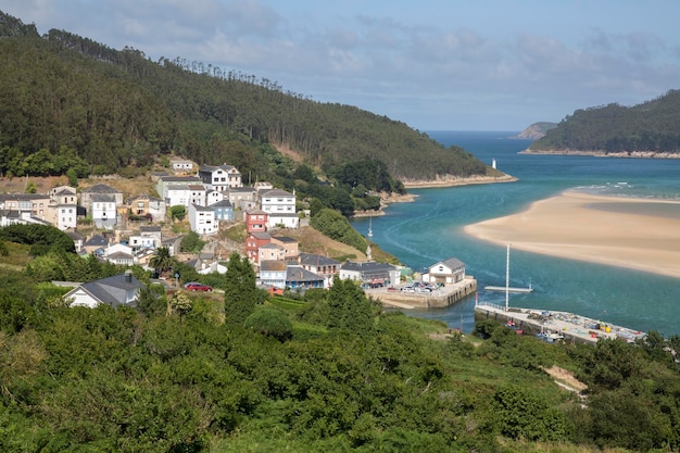 Barqueiro Village and Beach, Galicia, Spain