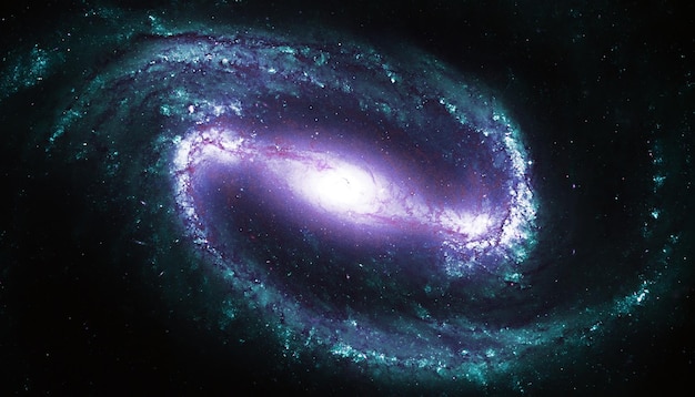 Barred spiral galaxy, Supernova Core pulsar neutron star. Elements of this image furnished by NASA.