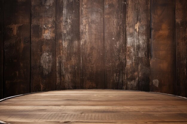 barrel and table made of old wood