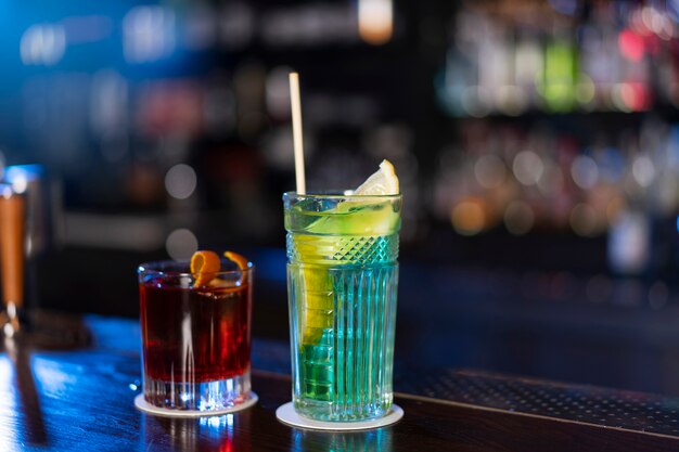 Bartender working in a club