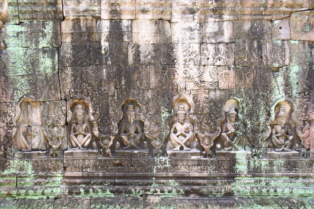 Bas relief at Preah Khan in Siem Reap