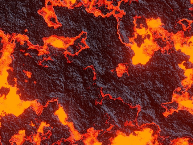 Basaltic lava. Abstract volcanic background.