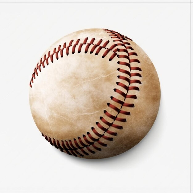 Photo baseball ball isolated on transparent