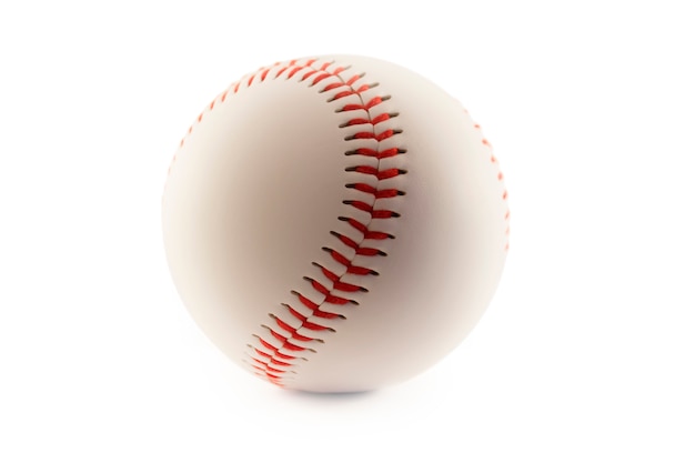 Baseball ball isolated in white background