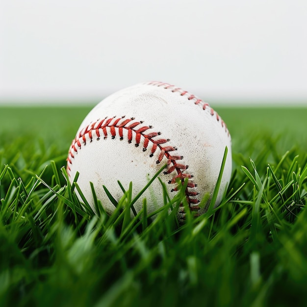 Baseball ball the quintessential sphere of Americas pastime embodying the excitement competition and timeless joy of the game from pitches and hits to catches and home runs on the diamond