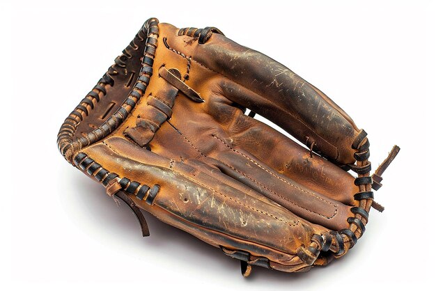 Photo a baseball glove with the word  b  on it