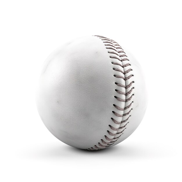 Baseball isolated on white background generate ai