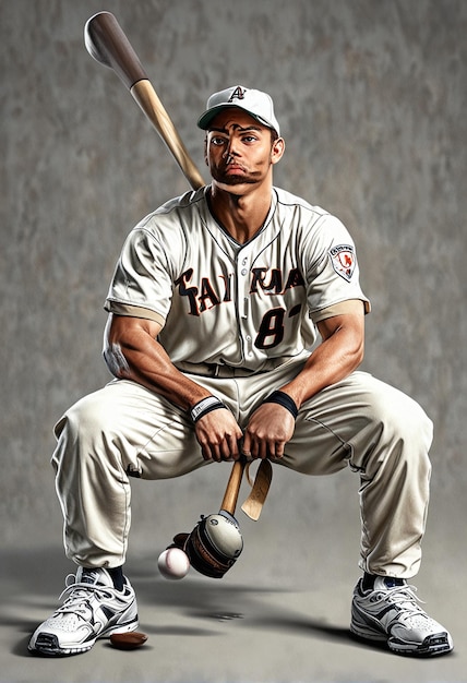 a baseball player poses for a photo