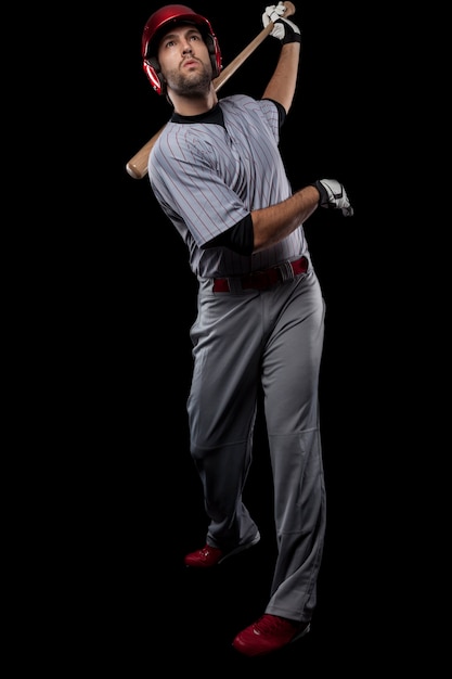 Baseball Player  . Studio Shot.