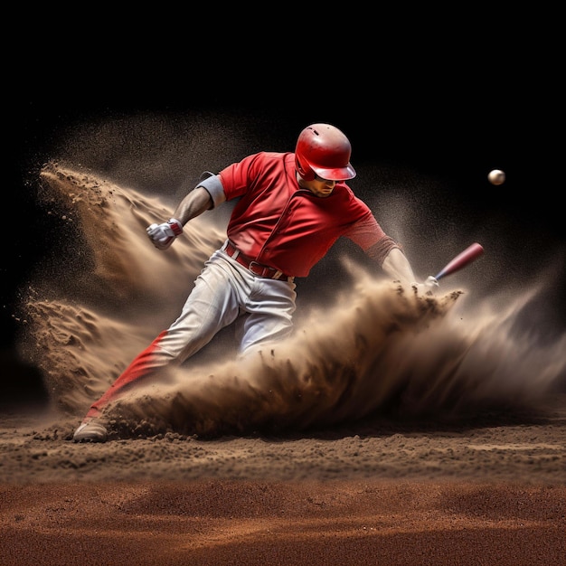 Photo a baseball player