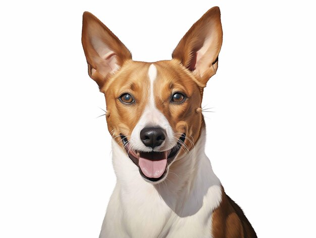 Photo basenji dog breed