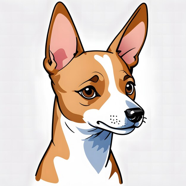 Photo basenji dog